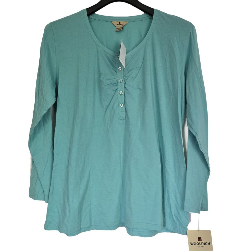 NWT WOOLRICH Aqua Scoop Neck XL
